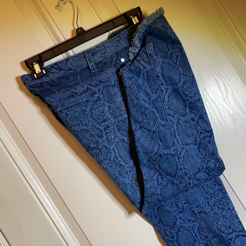 MK jeans with leopard prints